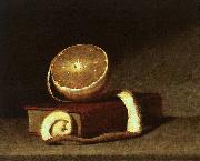 Raphaelle Peale Still Life with Orange and Book France oil painting artist